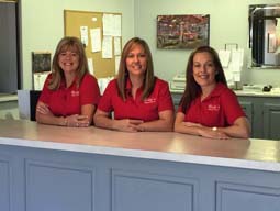 Staff at front desk