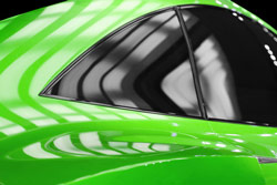 Lime Green Car